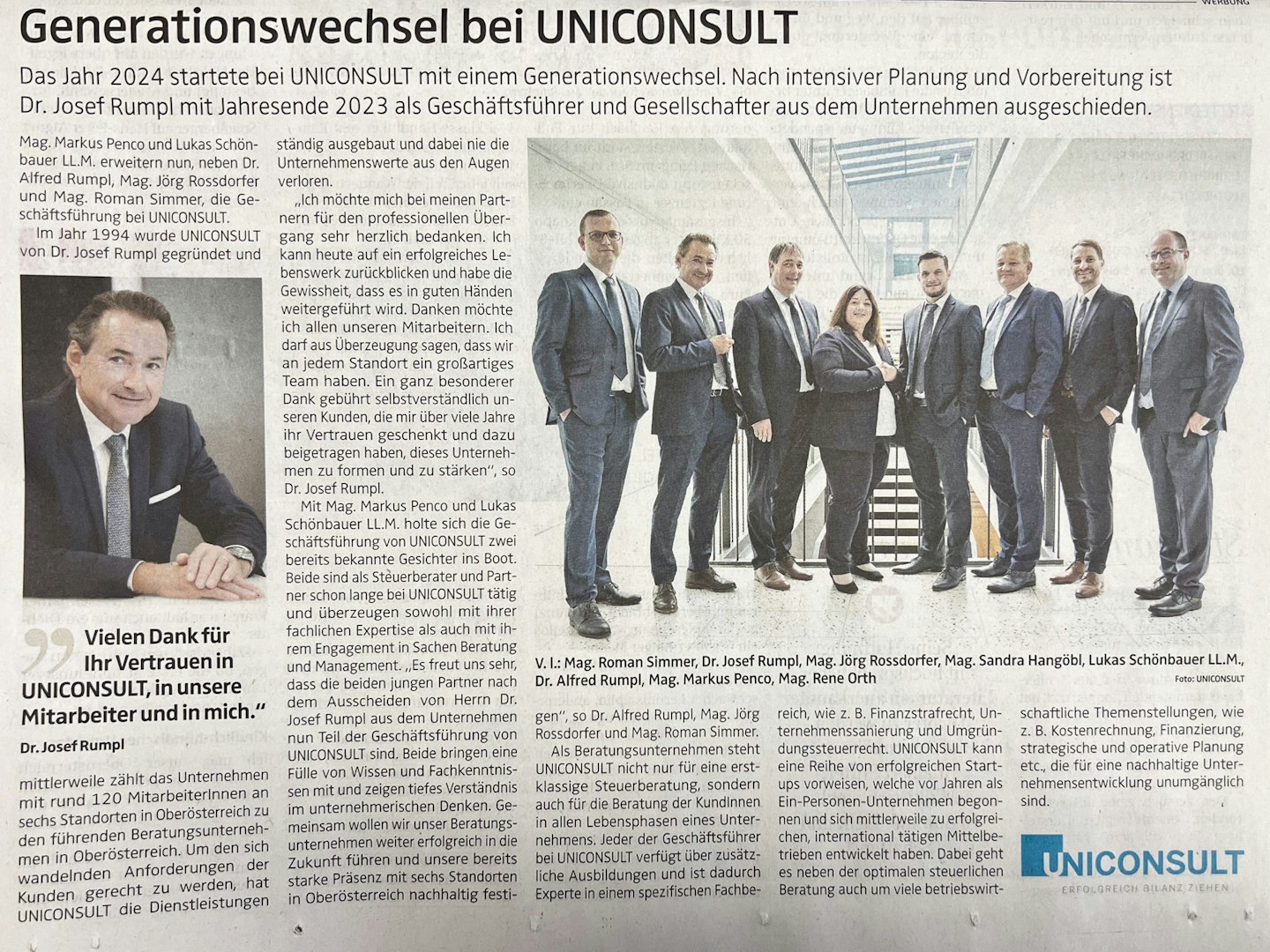 Artikel-Bild zu einem News-Artikel der Uniconsult Steuerberatung in Linz, Peuerbach und Ried im Innkreis